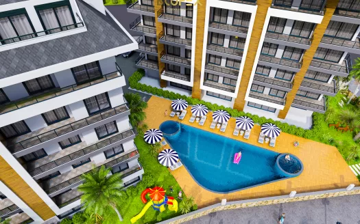 Near sea project in Alanya, Tosmur