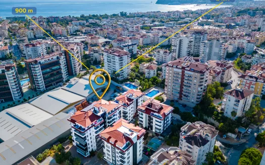 3+1 apartment in Alanya, Cikcilli