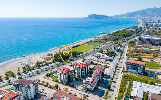 2+1 Sea-line apartment in Alanya, Kestel